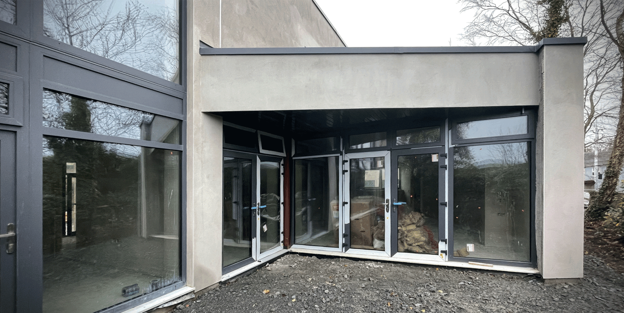covered patio passive house